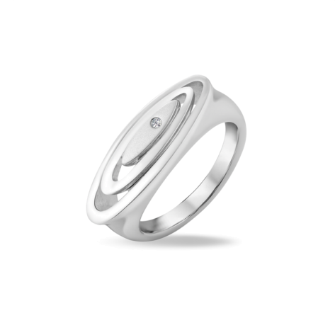 Ring,Sterling Silver ,Diamond