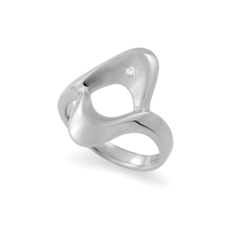 Ring,Sterling Silver ,Diamond