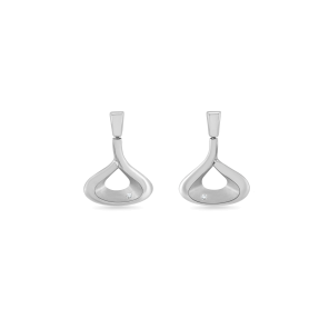 Earring,Sterling Silver ,Diamond