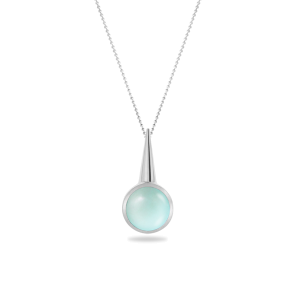 Pendant,Sterling Silver ,Chalcedony