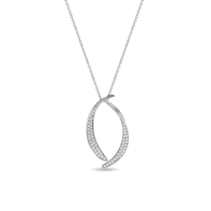 Pendant,Sterling Silver,White Zircon