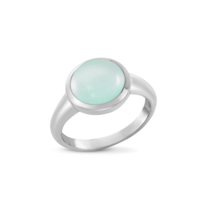 Ring,Sterling Silver ,Chalcedony