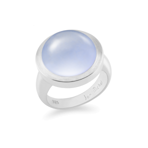Ring,Sterling Silver ,Chalcedony