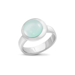 Ring,Sterling Silver ,Chalcedony