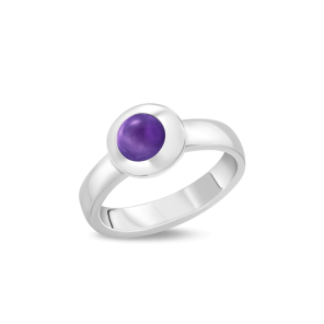 Ring,Sterling Silver,Amethyst 