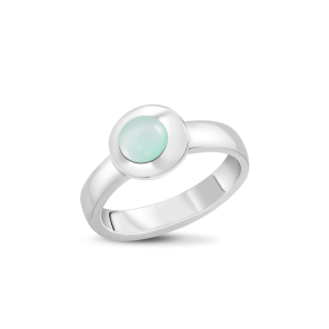 Ring,Sterling Silver ,Chalcedony