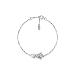 Bracelet,Sterling Silver,White Zircon