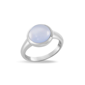 Ring,Sterling Silver ,Chalcedony