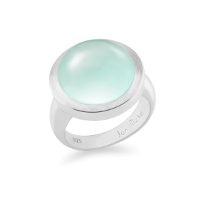 Ring,Sterling Silver ,Chalcedony